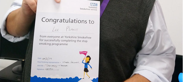 Yorkshire Smokefree Doncaster Enjoys Sucess at BT Call Centre